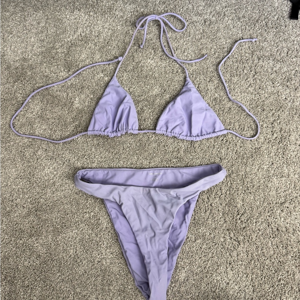 Ark Swimwear Lavender Triangle Bikini Set